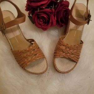 Brown Chunky Wedges !EVERYTHING GOES!